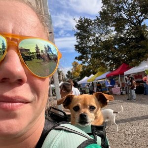 Marlee, a Certified Veterinary Technician at Mt Scott Animal Clinic.
